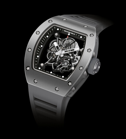 Replica Richard Mille RM055 2015 RM 055 Bubba Watson All Grey Titanium and Titanium Carbide Men Watch